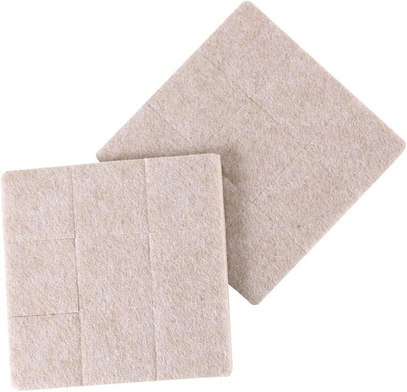 36 Pcs Square Felt Pads Heavy Duty Furniture Floor Protectors For Chairs Tables - Image 1